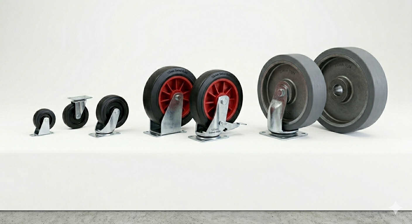 Industrial casters range